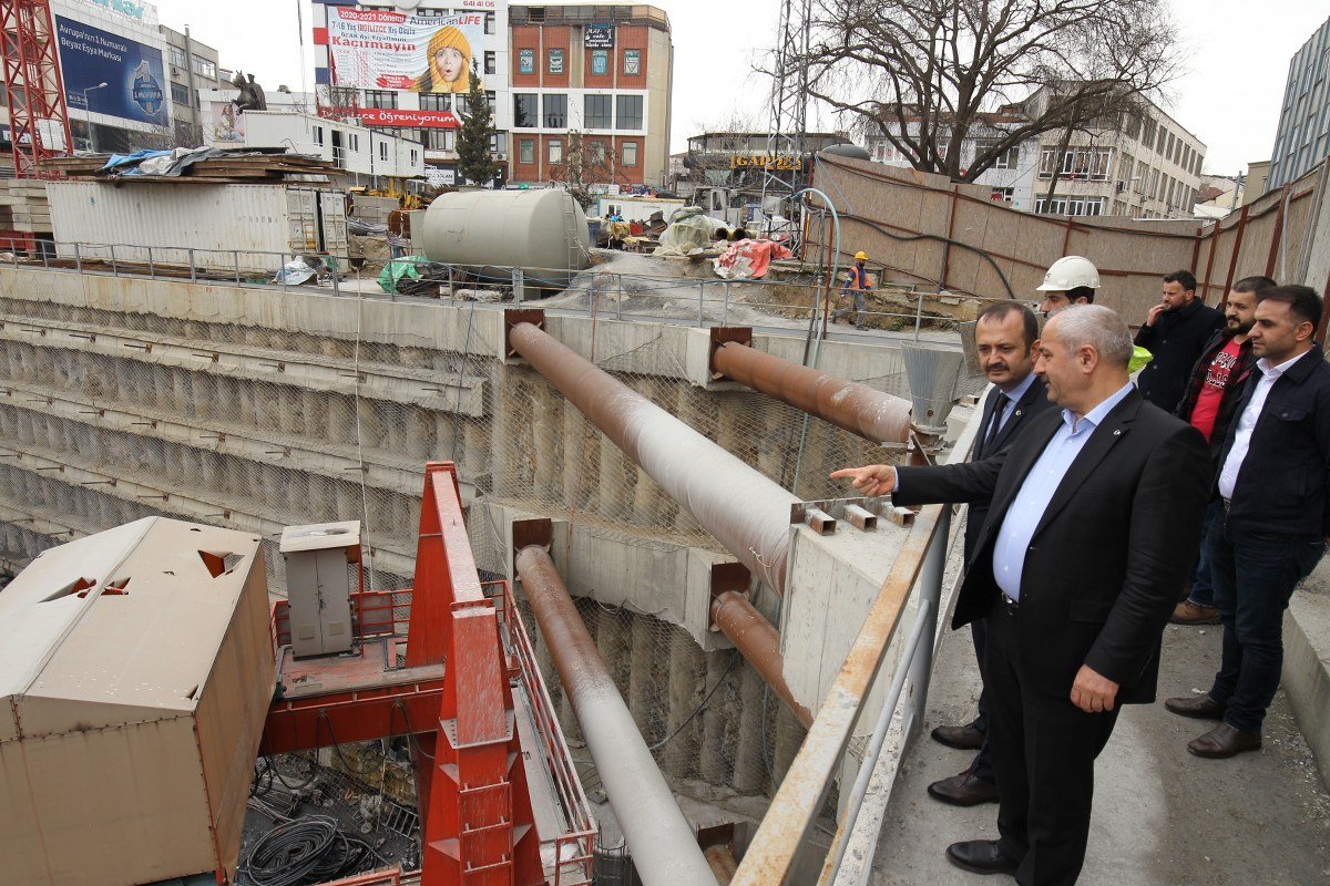 Darıca-Gebze Metrosu'nda çalışmalar sürüyor