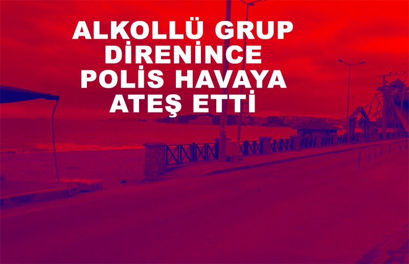 Arbede de polis havaya ateş açtı