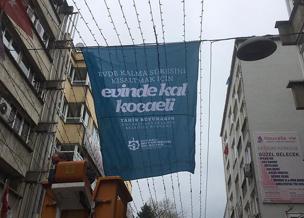 "Evinde Kal Kocaeli Aramızda Ayrılık Yeşermesin"