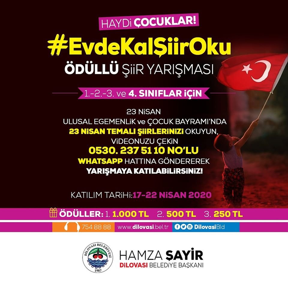 Dilovası'nda öğrenciler 23 Nisan şiirleri ile yarışacaklar