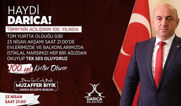 Balkona çıkın! İstiklal Marşımızı okuyacağız