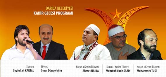 Kadir Gecesinde büyük program var