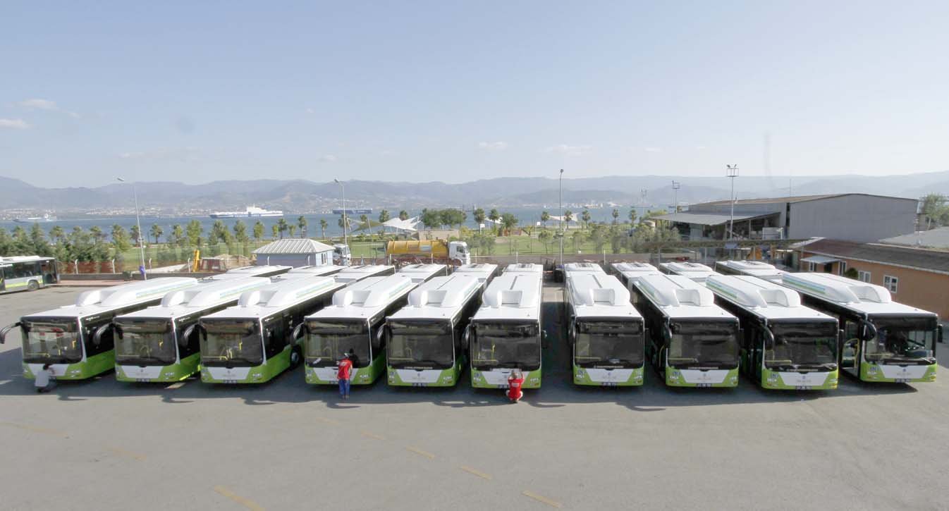 Doğalgazlı otobüsler bugün hizmete başlayacak