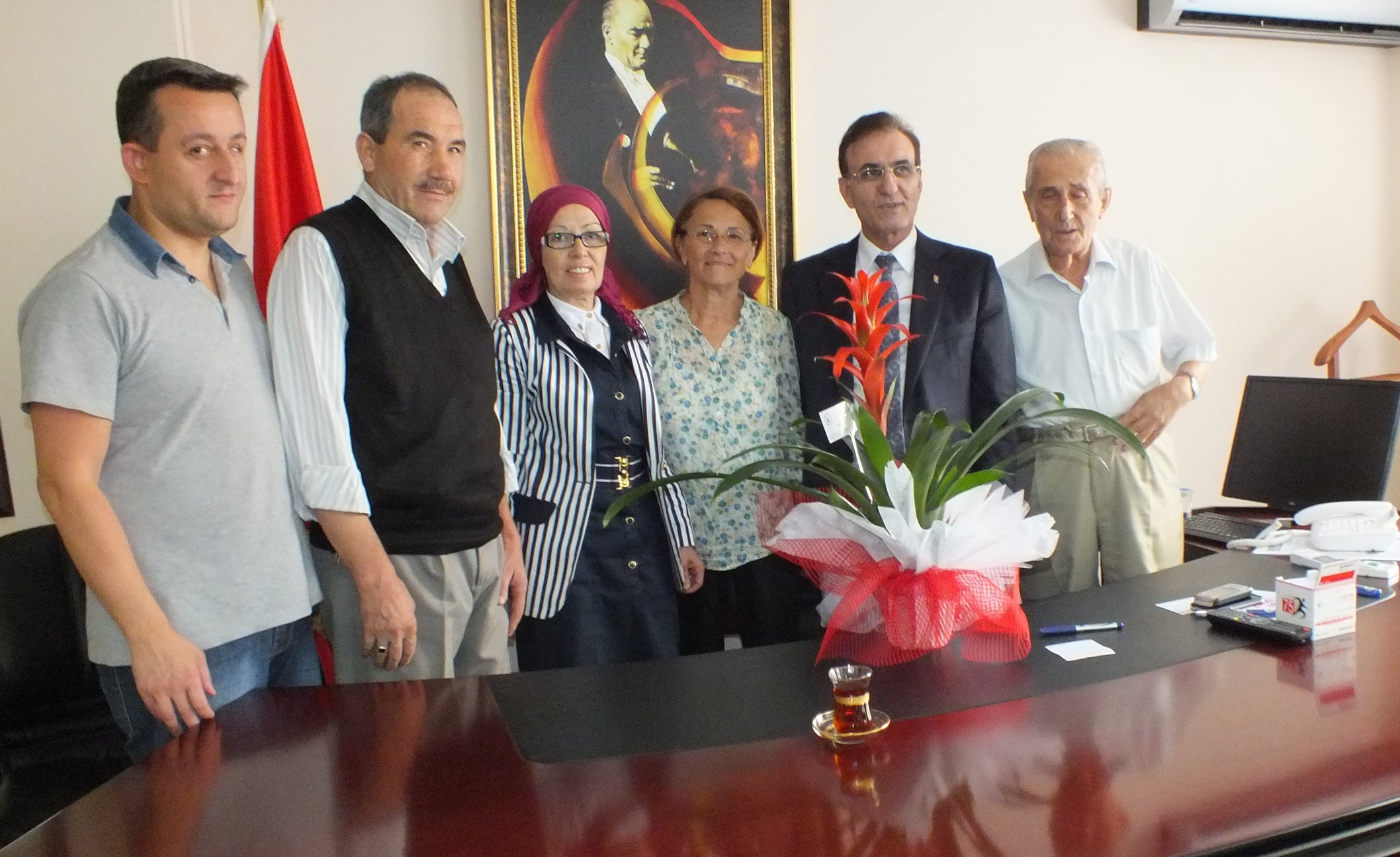Bir Umut Engelliler Derneği yeni kaymakamı ziyarete gitti