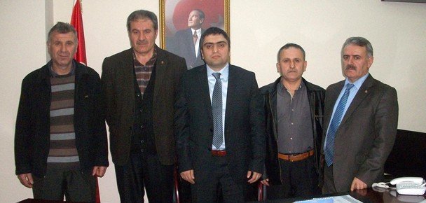 Turnalılardan Kaymakam Karaaslan'a ziyaret