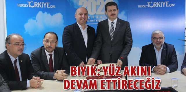 BIYIK: YÜZ AKINI DEVAM ETTİRECEĞİZ