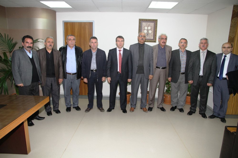 Cemevi başkanlarından Okumuş'a ziyaret