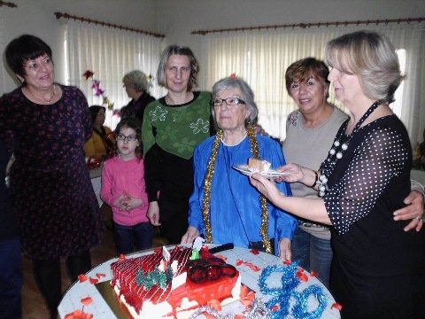 Darıca Huzurevi'nde yılbaşı kutlaması