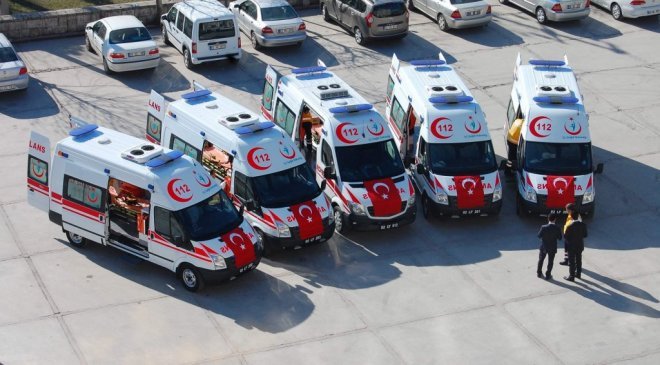 Dikkat! O ambulansların ikisi Kocaeli'de
