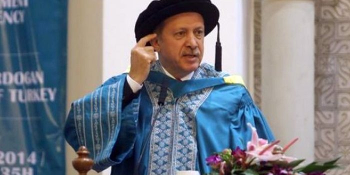 KOÜ'den Erdoğan'a fahri doktora