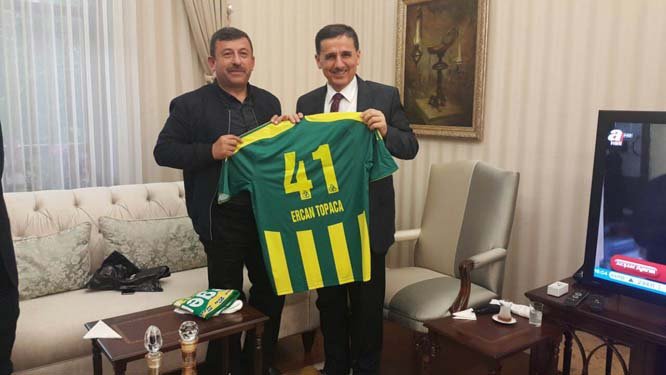 KARABACAK TOPACA'YI ZİYARET ETTİ
