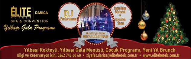 Élite Hotels Darıca'da yeni yıl coşkusu