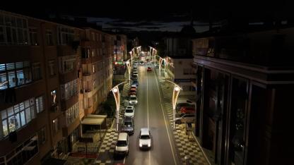 Ali Arıcan Caddesi ışıl ışıl oldu