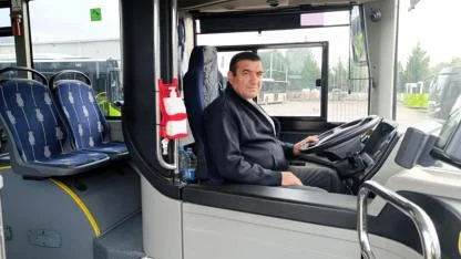 Büyükşehir otobüs şoföründen duyarlı davranış