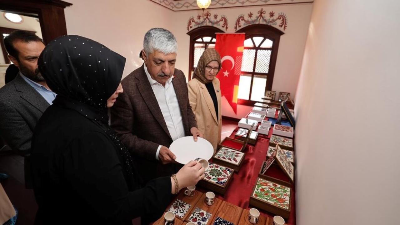 Demirciler Konağı’nda El Emeği Eserler Sergilendi