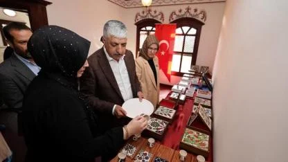 Demirciler Konağı’nda El Emeği Eserler Sergilendi