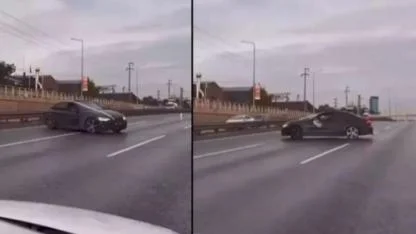 Düğün konvoyunda drift atan sürücüye 52 bin TL ceza