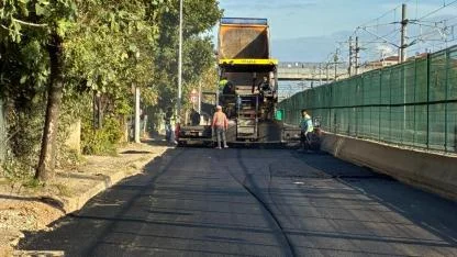 Gebze’de Asfalt Mesaisi Sürüyor