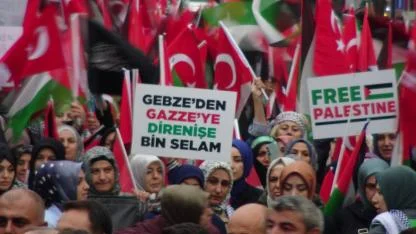 İsrail, Gebze’de protesto edildi
