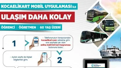 Kocaeli’de online kart dönemi başladı