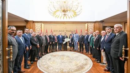 Muhtarlar Günü Münasebetiyle Muhtarlarımızdan Vali Aktaş’a Ziyaret