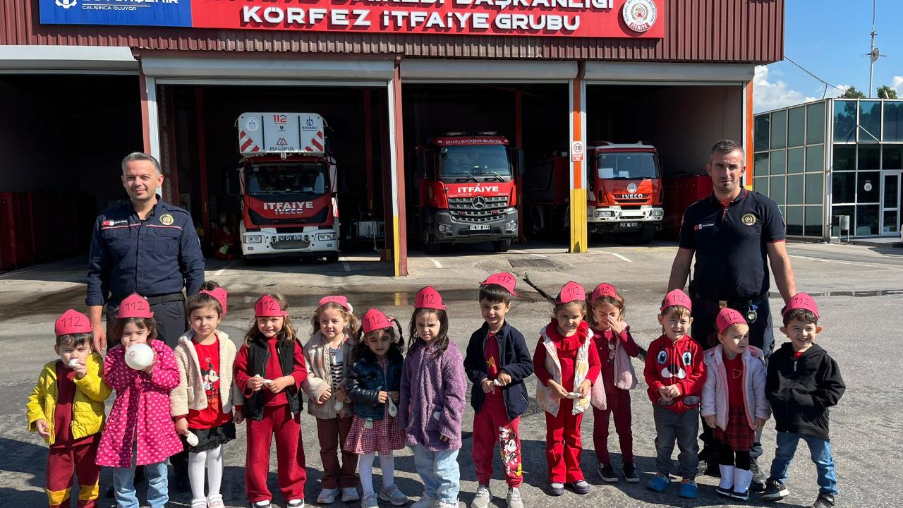 Öğrenciler itfaiyecilik mesleğini yakından tanıdı