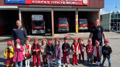 Öğrenciler itfaiyecilik mesleğini yakından tanıdı