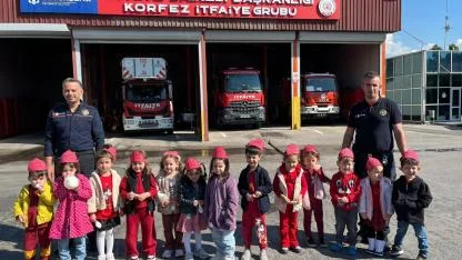 Öğrenciler itfaiyecilik mesleğini yakından tanıdı