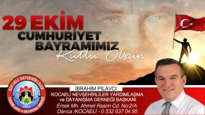 Nevşehirliler Derneği 29 Ekim Cumhuriyet Bayramı ilanı