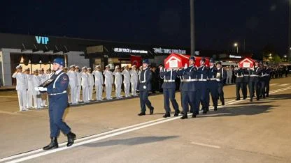 Şehitlerimiz Askeri Törenle Uğurlandı