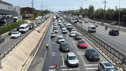 TEM Otoyolu'nda çalışma var!