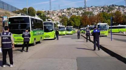 Toplu taşımada 120 araca sıkı denetim