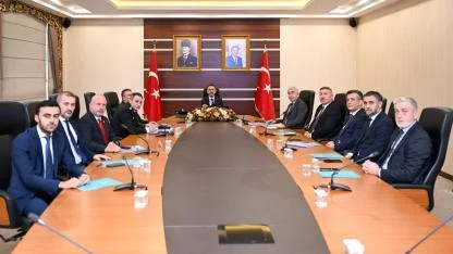 Türkiye - Gürcistan A Milli Takım Karşılaşması Emniyet Tedbirleri Toplantısı Vali Aktaş Başkanlığında Yapıldı