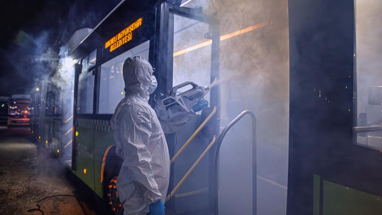 UlaşımPark otobüslerinde hijyen ön planda