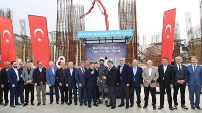 Abdülhamit Han Cami ve Külliyesi’nin Temel Atma Töreni gerçekleştirildi