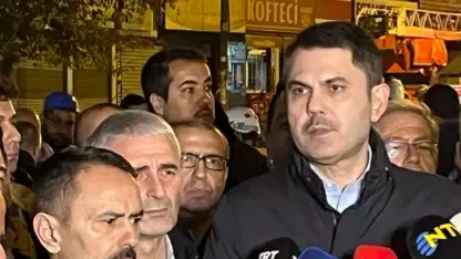 Bakan Kurum: 16 binayı tahliye ettik!