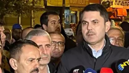 Bakan Kurum: 16 binayı tahliye ettik!