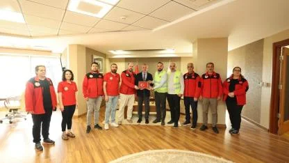 Başkan Büyükakın’a ziyaretçi akını