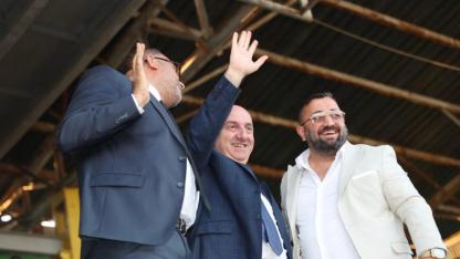 Başkanlar, son dakikada gelen gol sonrası büyük coşku yaşadı!