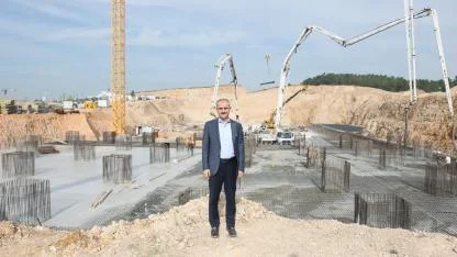 Çayırova Devlet Hastanesi’nin temel betonu dökülüyor