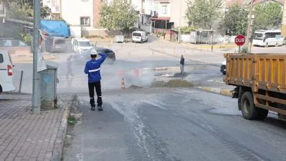 Darıca’da yine doğalgaz hattı patladı: Korku dolu anlar yaşandı!
