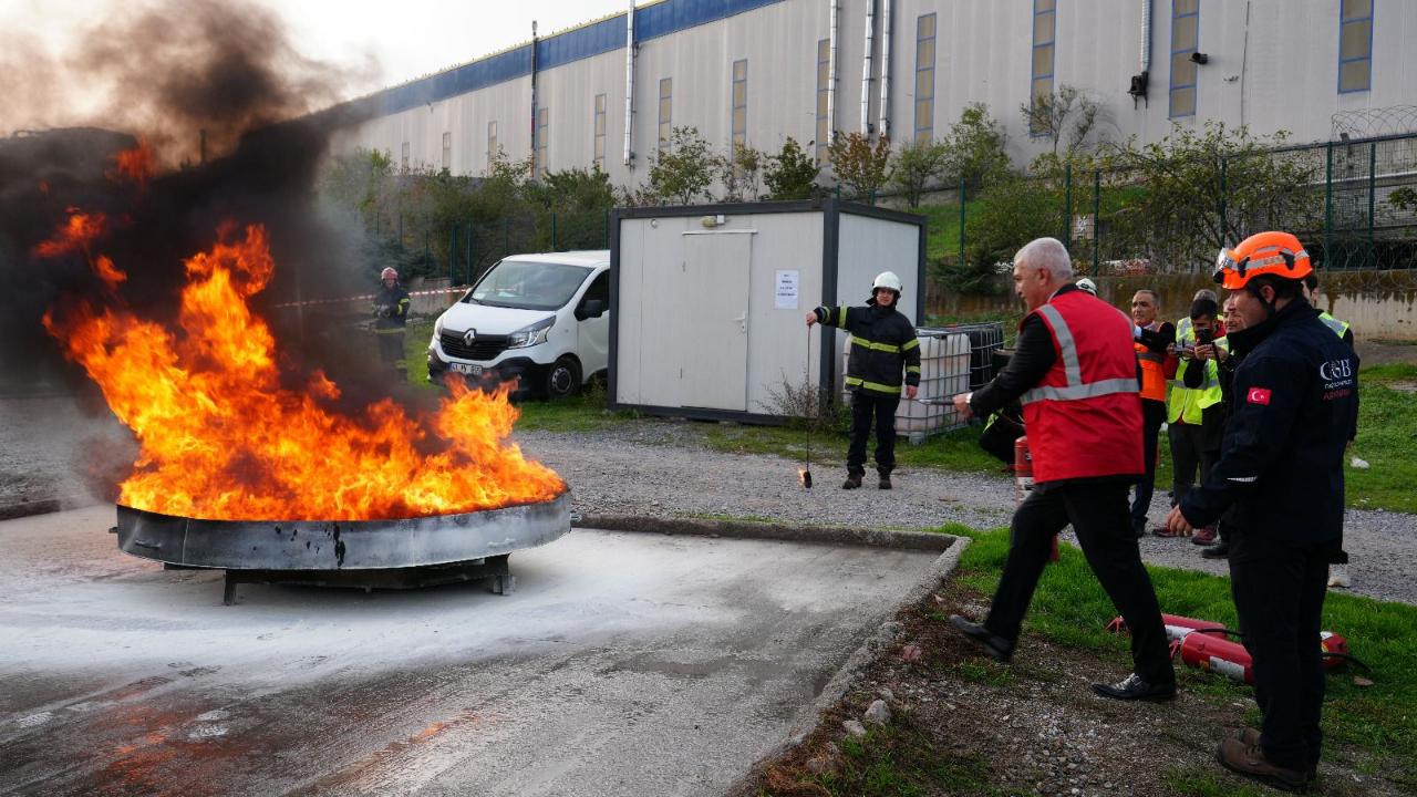 GTO’DAN AFET VE YANGIN TATBİKATI: GERÇEK SENARYODA GERÇEK MÜDAHALE