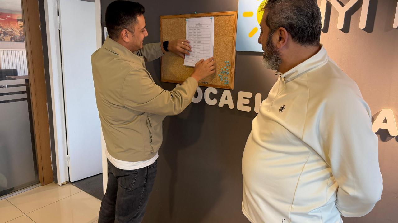 İYİ Parti Kocaeli İl Delege Listesi Askıya Çıktı