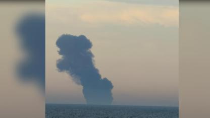 Kefken açıklarındaki gemide büyük patlama