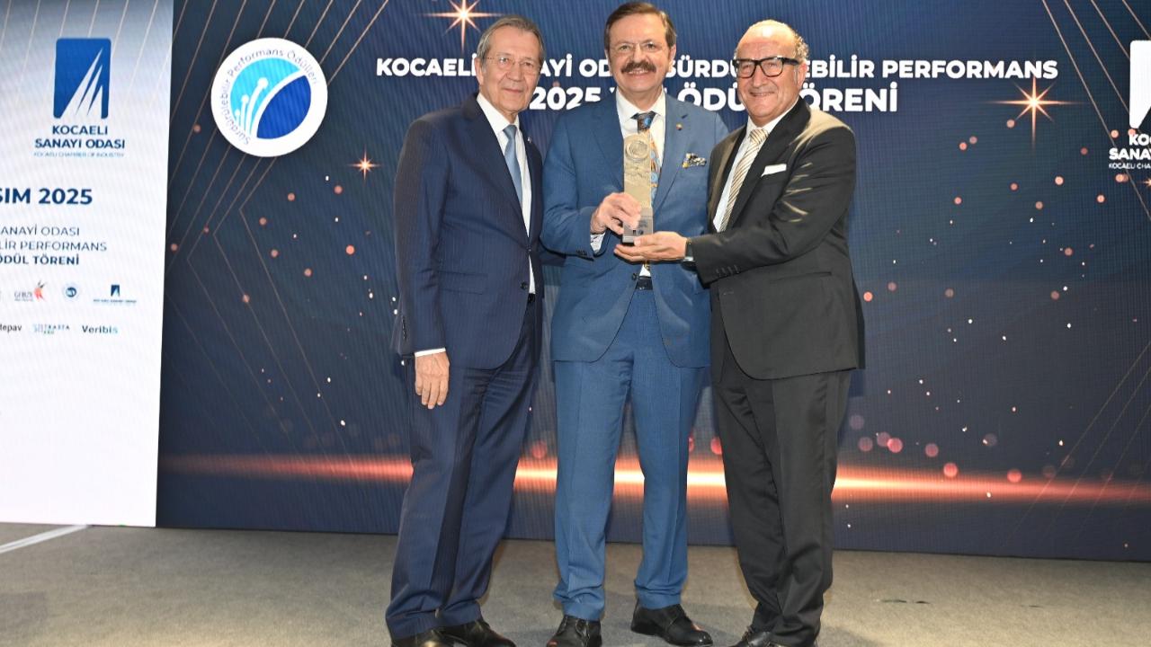 ‘Kocaeli Sanayi Odası Sürdürülebilir Performans Ödülleri’ sahiplerini buldu