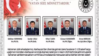 MSB: Düşen uçakta 20 asker şehit oldu