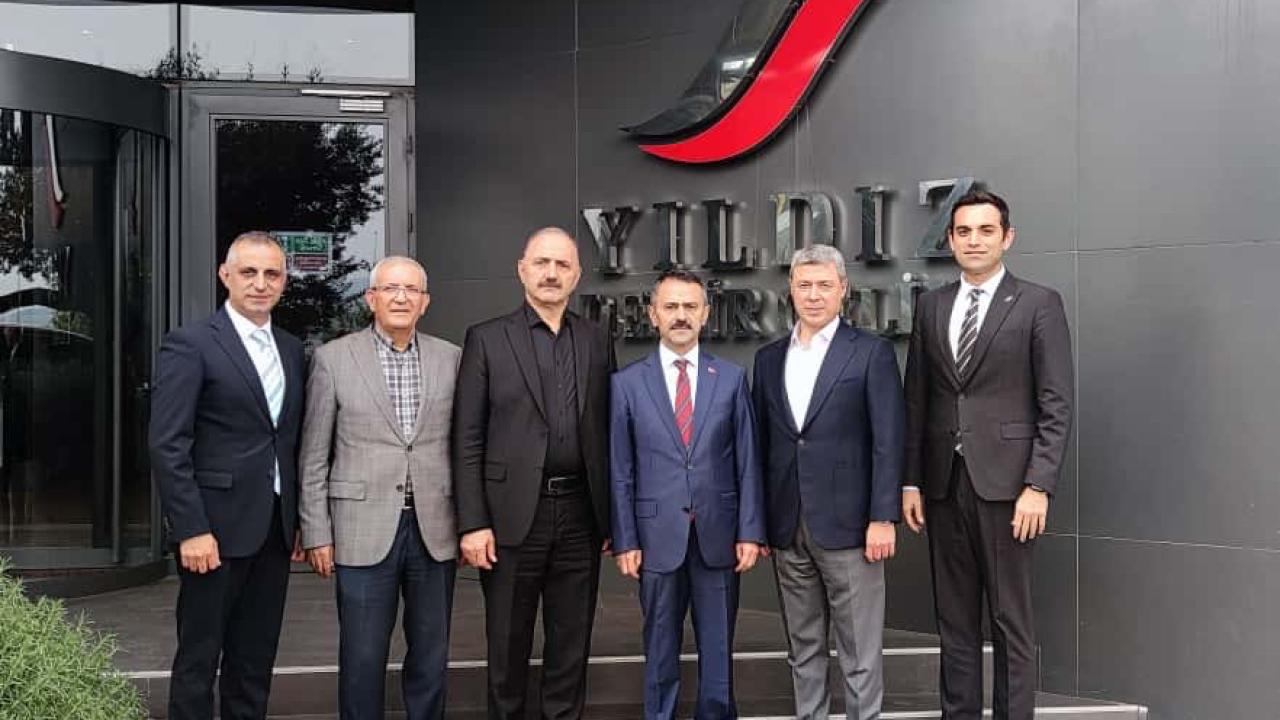 Vali İlhami Aktaş’tan Yıldız Demir Çelik’e Ziyaret