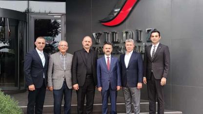 Vali İlhami Aktaş’tan Yıldız Demir Çelik’e Ziyaret