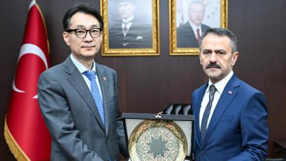 Woo Sung Lee, Vali İlhami Aktaş'ı Ziyaret Etti