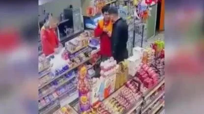 Akaryakıt istasyonu çalışanına kafa atıp, yumruklayan şüpheli gözaltına alındı